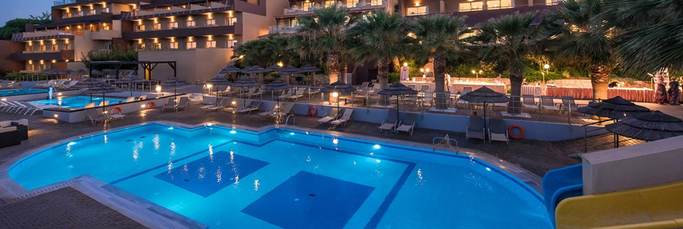 Heraklion Crete Airport Taxi to Blue Bay Resort Hotel in Agia Pelagia