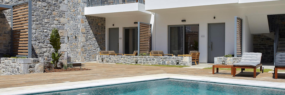 Heraklion Crete Airport Taxi to Seascape Luxury Residences Hotel in Agia Pelagia