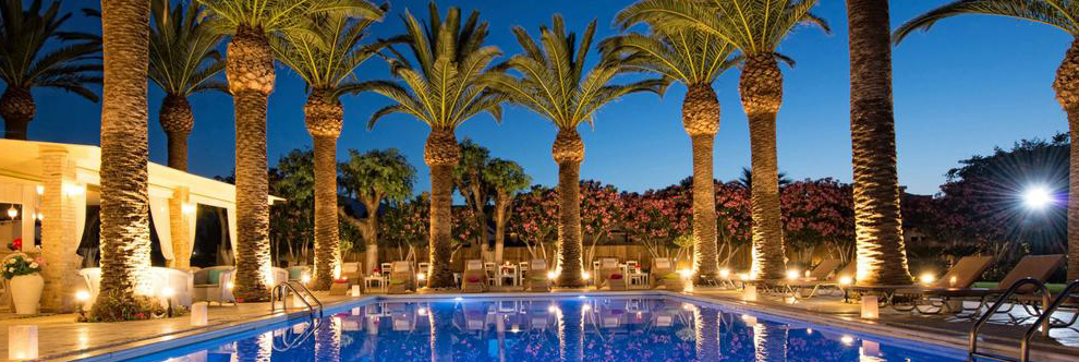 Heraklion Crete Airport Taxi to Drossia Palms Hotel and Nisos Beach Suites in Malia