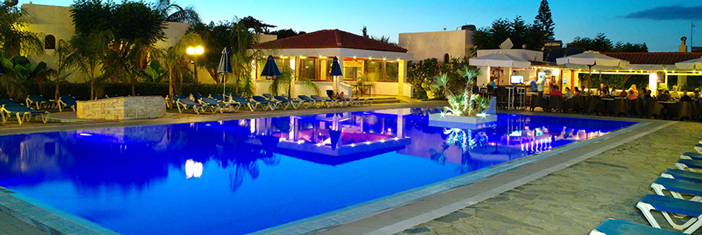 Heraklion Crete Airport Taxi to Kyknos Beach Hotel and Bungalows in Malia