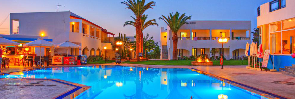 Heraklion Crete Airport Taxi to Maria Rousse Hotel in Malia