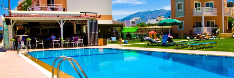 Heraklion Crete Airport Taxi to Sarpidon Apartments in Malia