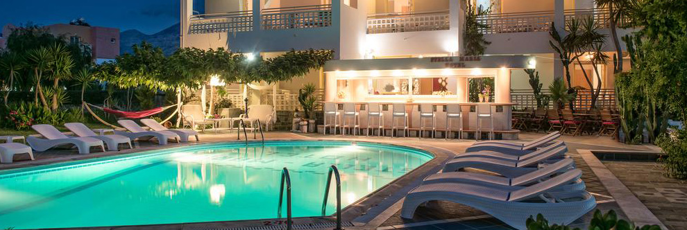 Heraklion Crete Airport Taxi to Stella Maria Hotel in Malia